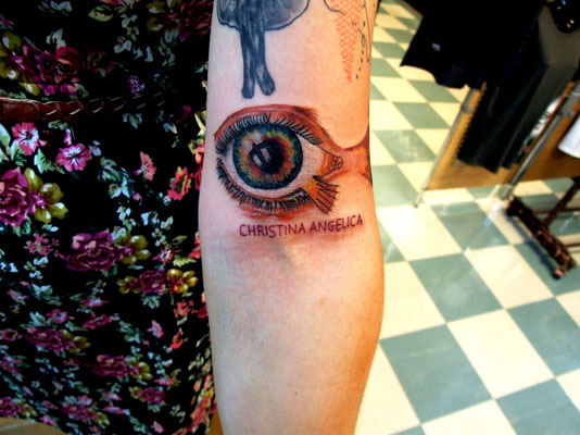 eye fish tattoo