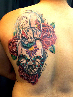 skulls tattoo