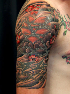 half sleeved tattoo