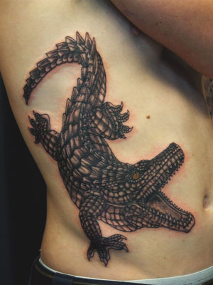crocodile tattoo