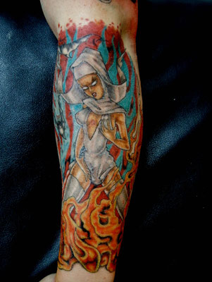 girls Genestar Tattoo Okinawa JAPAN