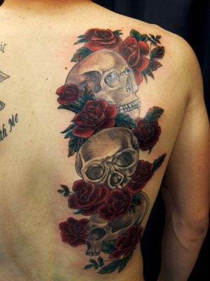 skulls Genestar Tattoo Okinawa Japan