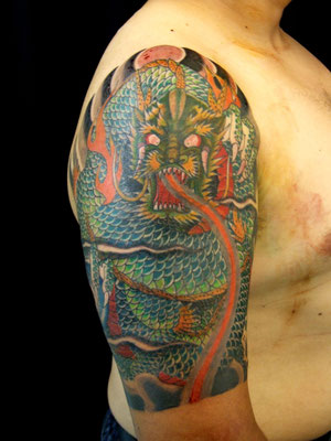 dragon Genestar Tattoo Okinawa JAPAN