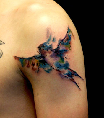 water color tattoo