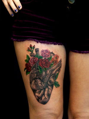 heart roses tattpp