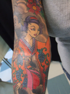 Geisha Genestar Tattoo Okinawa JAPAN