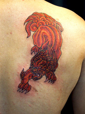 shishi dog tattoo