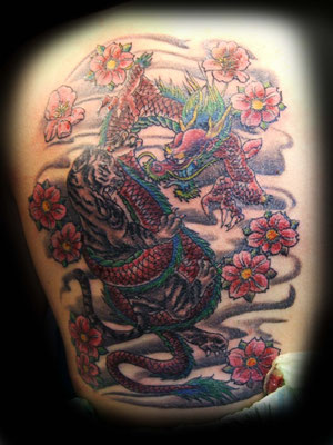 Dragon&Tiger tattoo