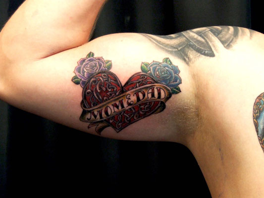 celtic heart tattoo