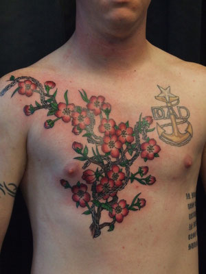 sakura tree tattoo okinawa