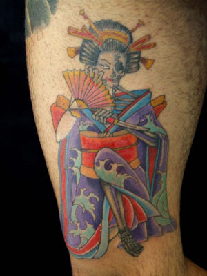 Geisha Genestar Tattoo Okinawa JAPAN