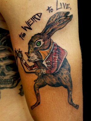 rabbit tattoo