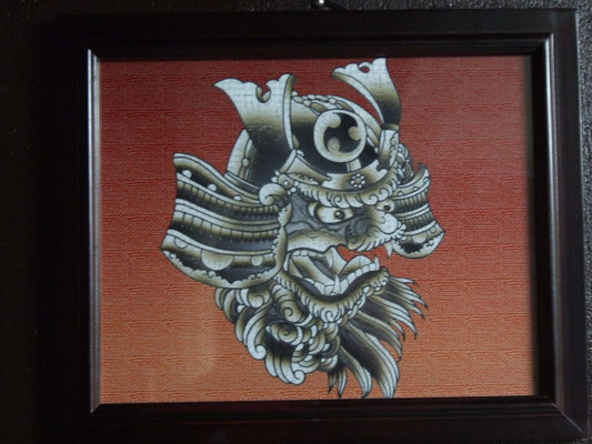 tattoo art okinawa samurai