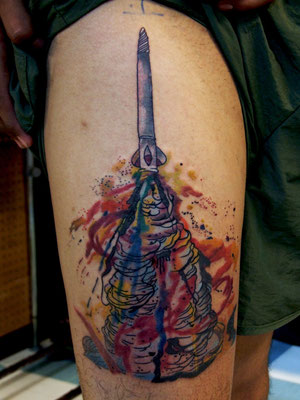 rocket tattoo
