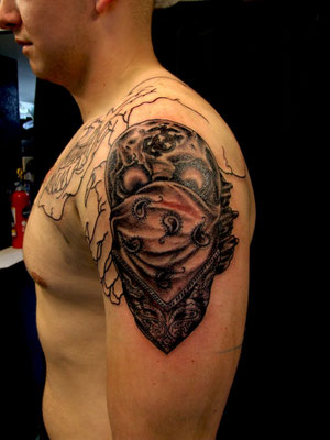 skull Genestar Tattoo Okinawa Japan
