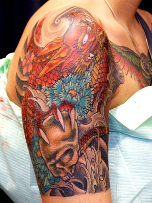 dragon tattoo  Genestar Tattoo Studio Okinawa Japan