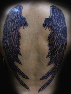 wings tattoo