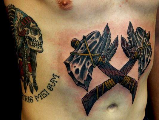 hatchet tattoo