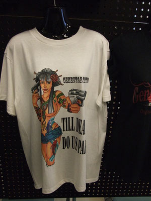 Genestar Tattoo Okinawa Japan gun girl