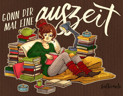 "Auszeit" - Freie Illustration