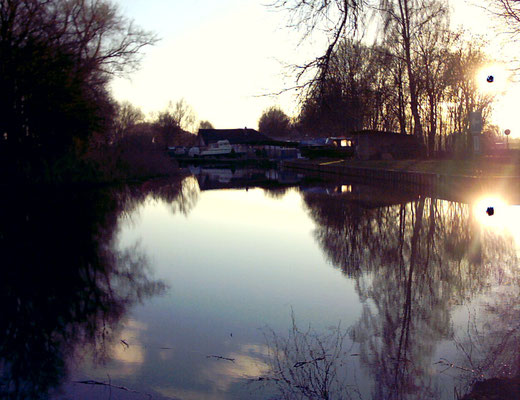 Winteridylle auf  dem  Clubgelände