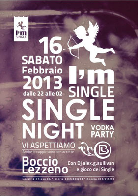 Flyer per il Boccio di Lezzeno