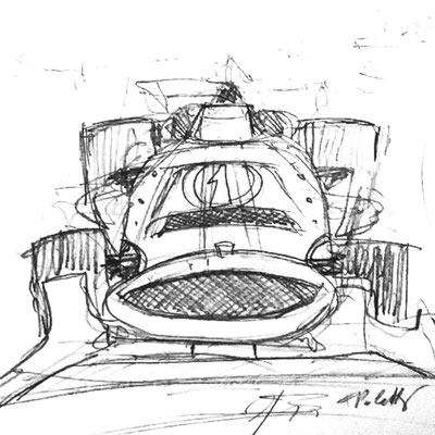 Sketch - Car Bianco e Nero