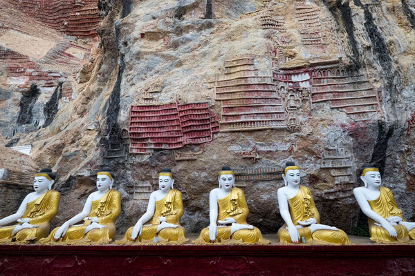 Kaw Goon Cave Kayin Staat, Myanmar