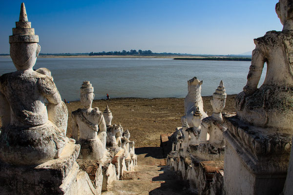 Hsinbyume or Myatheindan pagoda Mingun