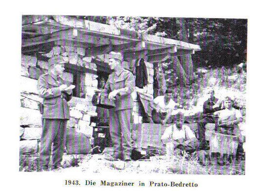 Grossvater Magaziner im Munitionsmagazin