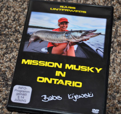 Babs DVD Mission Musky in Ontario