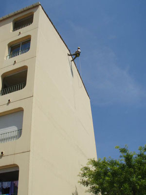 Infiltration en facade