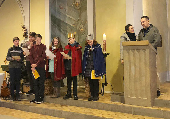 Ehrung langjähriger Sternsinger