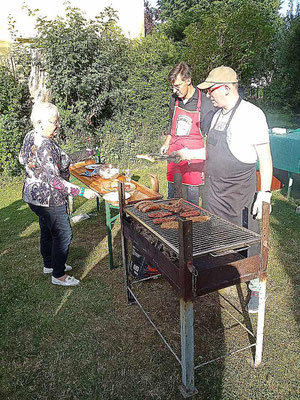 Unsere "Grillmeister" des heutigen Abends