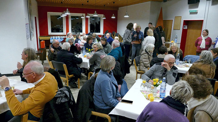Empfang im Gemeindeheim