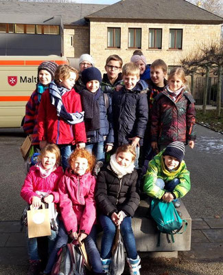 Haßlinghauser Kommunionkinder in Essen (Foto: M. Lucht)