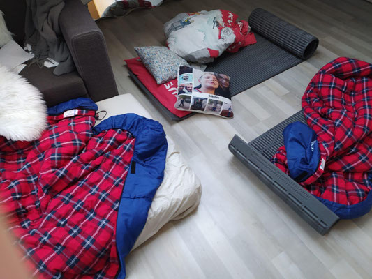 Lagerstätten, nur nicht im Bett
