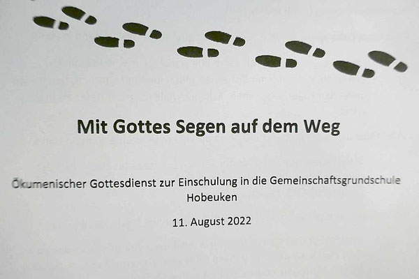 Thema des Einschulungsgottesdienstes