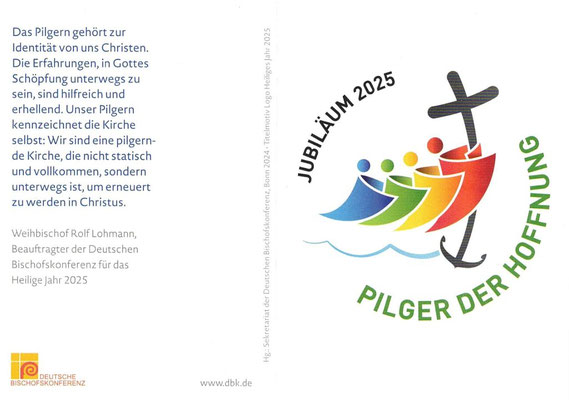 Flyer Dt. Bischofskonferenz zum Heiligen Jahr 2025
