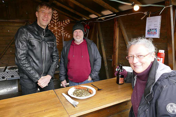 Vom Männer-Kochteam selbst gekochter Grünkohl