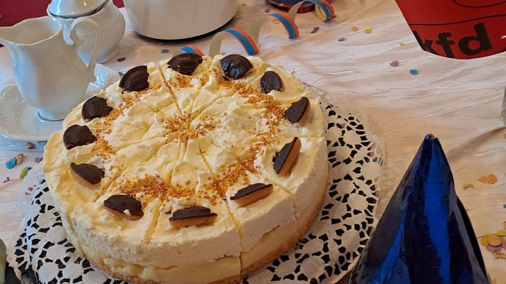Bild einer selbst gebackenen Torte