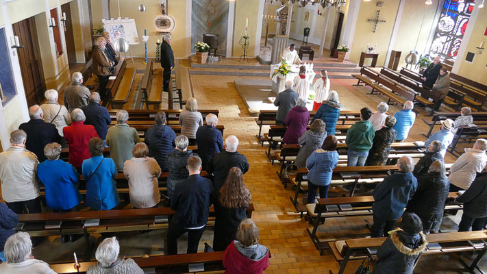 Ostermesse am Ostersonntag