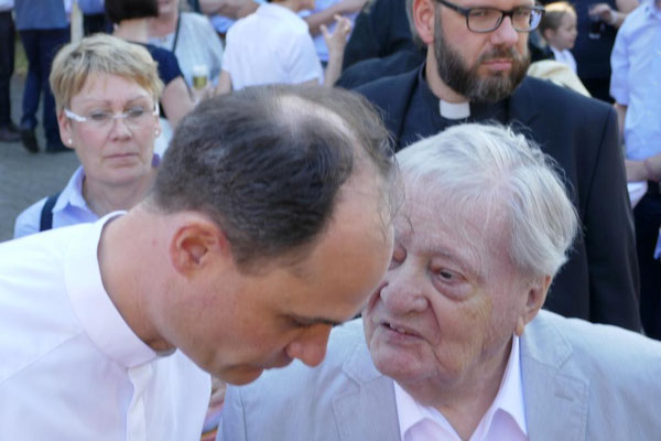 Holger Schmitz mit seinem Vater