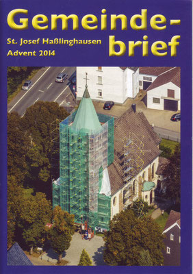 Titelseite unseres letzten Gemeindebriefes 2014