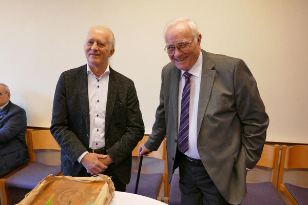Bürgermeister von Sprockhövel, Ulli Winkelmann (li.), und Wolfgang Surhof aus Bochum