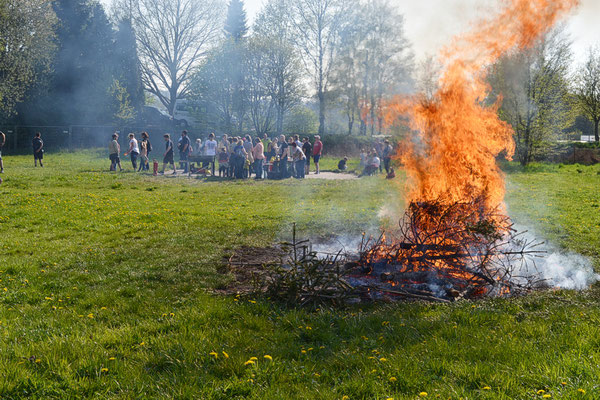 Osterfeuer der Pfadfinder