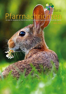 Titelseite der Pfarrnachrichten April 2019