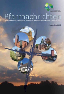 Die erste Ausgabe der Pfarrnachrichten: Monat November 2017