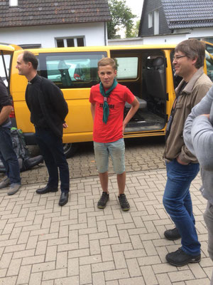 Begrüßung durch Pfarrer Holger Schmitz