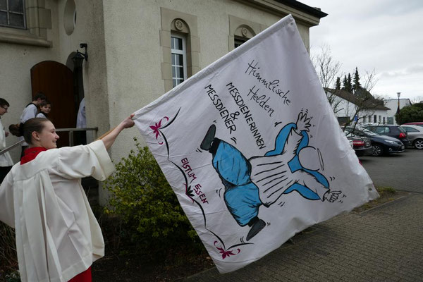 Das Messdiener-Banner